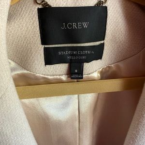 J. Crew Stadium Cloth by Nello Gori Womens Short Jacket  Size 8